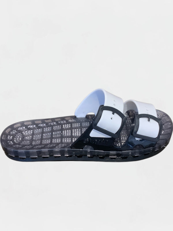 SENSI CIABATTA MARE Unisex adulto LA JOLLA BLACK FLUO25