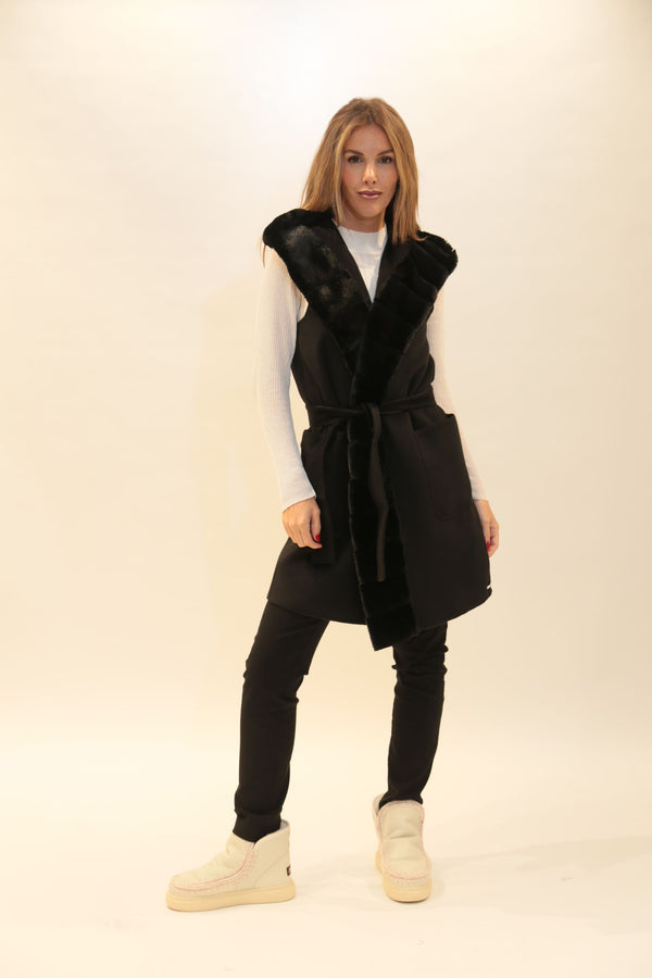 Cappotto Smanicato Donna EMME MARELLA Nero 2525276011200 - A/I 2025/26