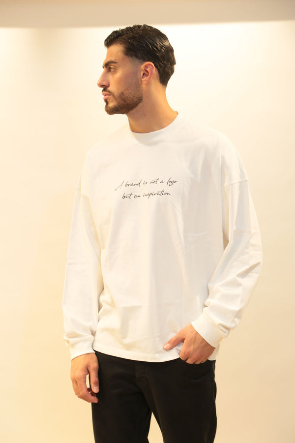 T-Shirt Manica Lunga I'M BRIAN Uomo Modello ts3520 Oversize Collezione A/I 2025/26