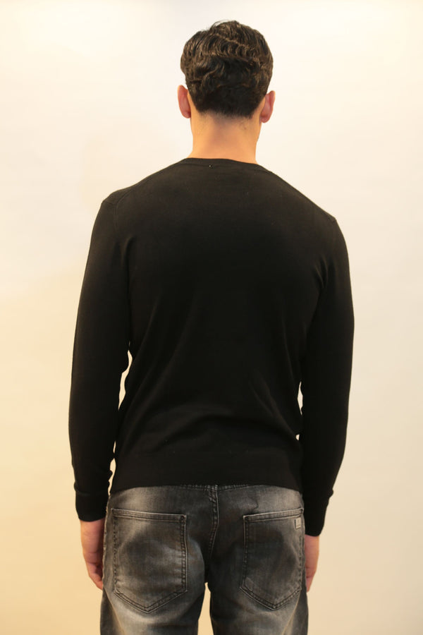 Maglione Girocollo Uomo DIKTAT DK97025 Losanga Viscosa Cashmere - Collezione A/I 2025/26