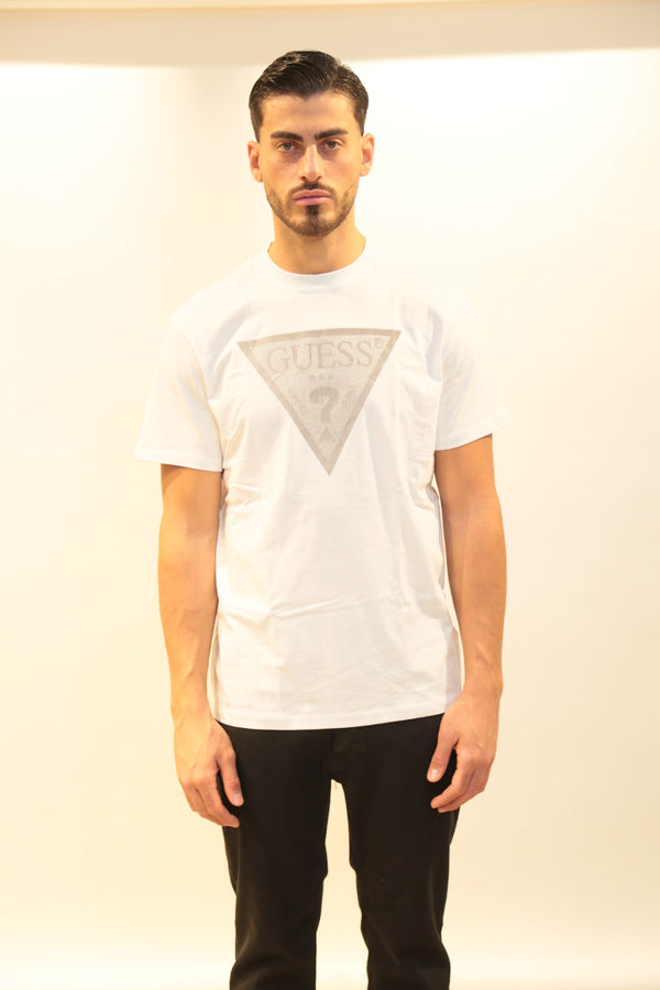 T-Shirt Uomo GUESS  TRIANGLE LOGO M5BI04I3Z14 - Collezione A/I 2025/26