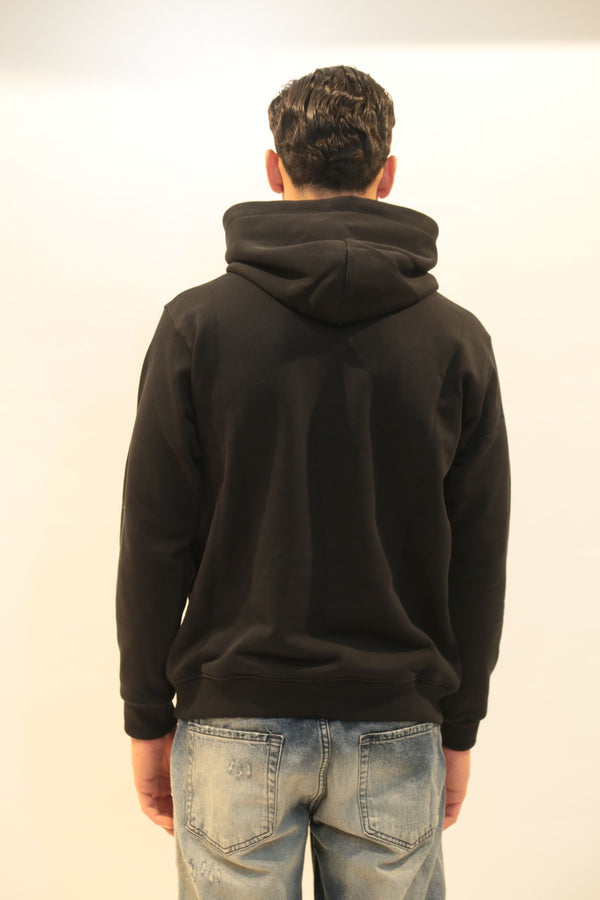 Felpa con Cappuccio I'M BRIAN Uomo F3518 Nero/Tortora AI 2025/26