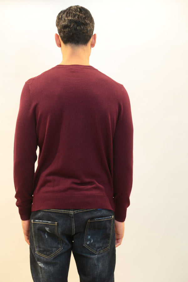 DIKTAT - Girocollo Uomo Spago, Prugna e Naturale A/I 2025