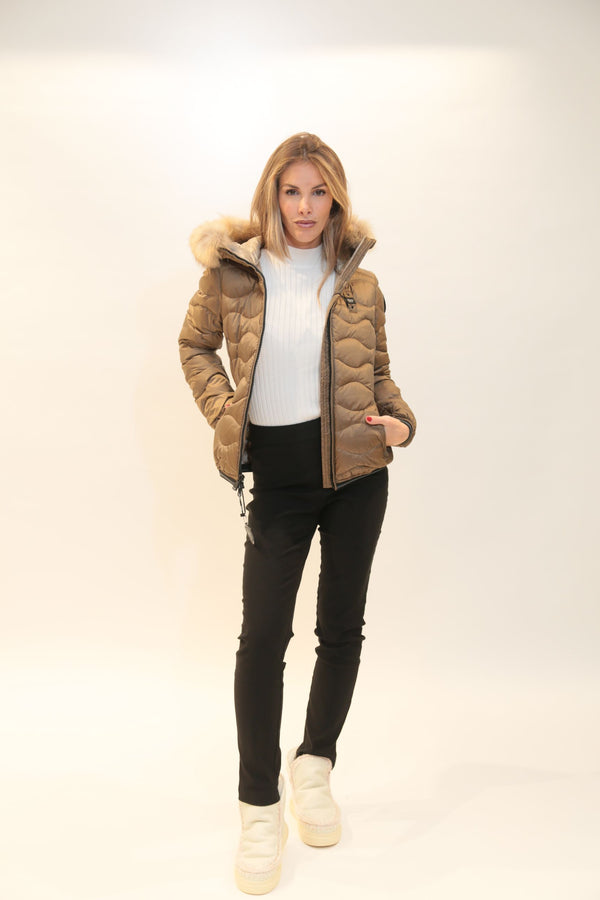 BLAUER - Piumino con Bordo in Pelliccia Aldie Donna A/I 2025-26