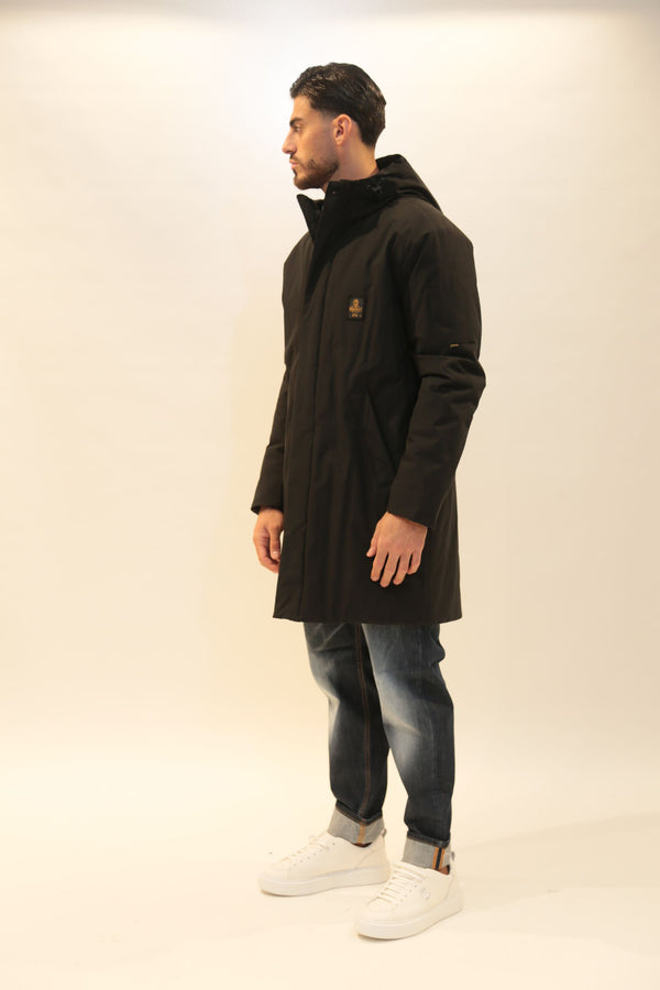 REFRIGIWEAR - New Tech Parka Uomo Nero e Obsidian A/I 2025