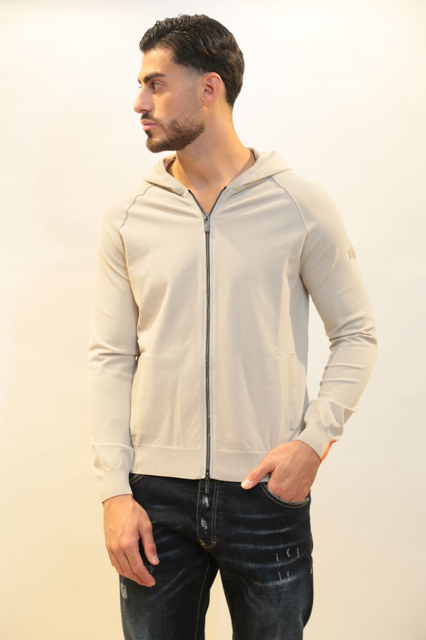 Felpa Cappuccio Zip HESKIMO Uomo Modello HE9400013 Collezione A/I 2025/26