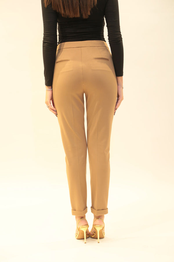 Pantalone Chinos Vita Alta Donna FRACOMINA FR25WV4003W72701 - Collezione A/I 2025/26