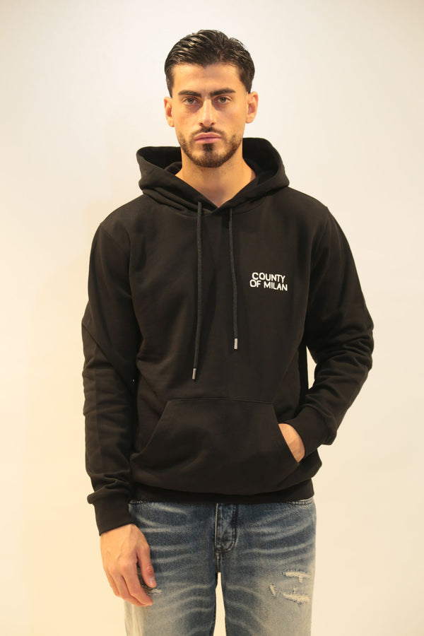 MARCELO BURLON FELPA CON CAPPUCCIO Uomo F5CAMAHS006 A/I 2025/26