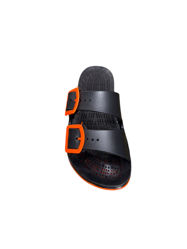 SENSI CIABATTA MARE Unisex adulto LA JOLLA BLACK FLUO25