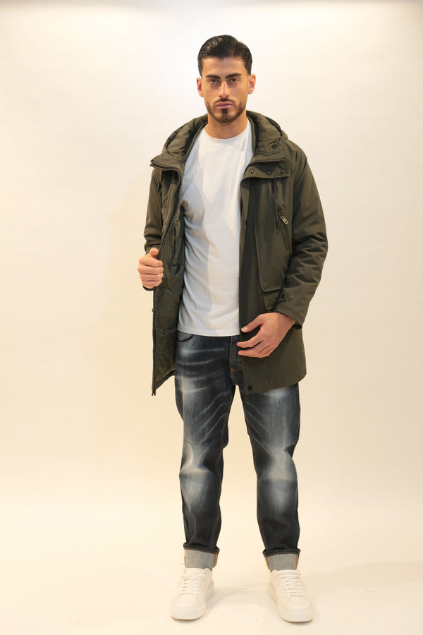 DANIELE ALESSANDRINI Giubbino Lungo Uomo Autunno/Inverno 2025/26