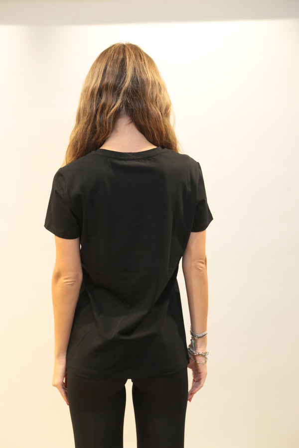 T-Shirt Girocollo Degradé Donna FRACOMINA  - Collezione A/I 2025/26