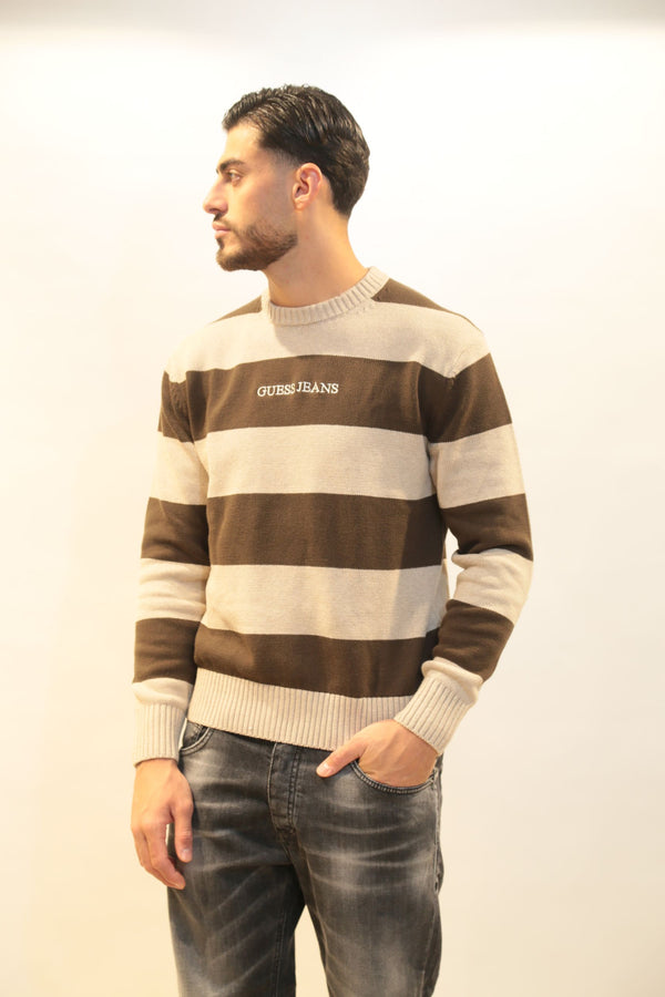 Maglione Uomo GUESS a righe - A/I 2025/26