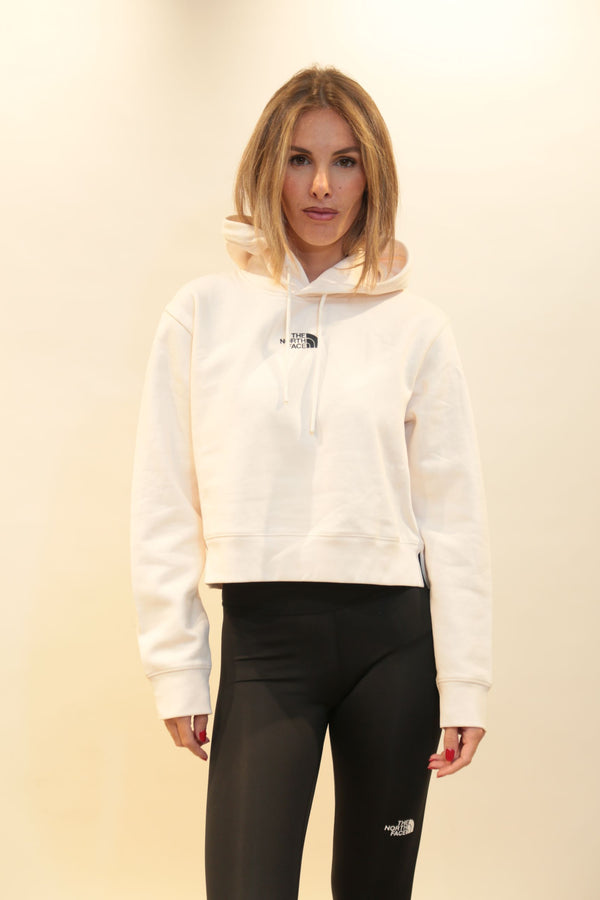 Felpa Crop THE NORTH FACE con cappuccio Donna NF0A89EXQLI1 - AI 2025/26