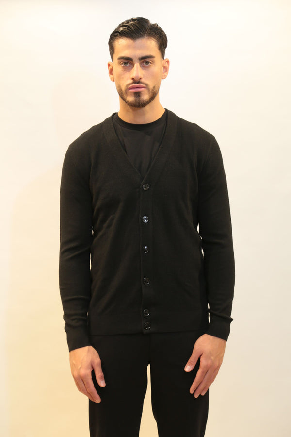 Cardigan Uomo DIKTAT DK97017 Punto Spigato Viscosa Cashmere - Collezione A/I 2025/26