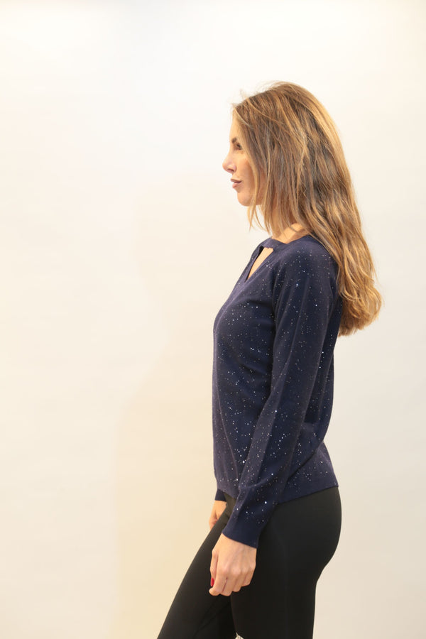 TAKE TWO CON CUT-OUT E MICROPAILLETTES Donna DT00190 A/I 2025/26