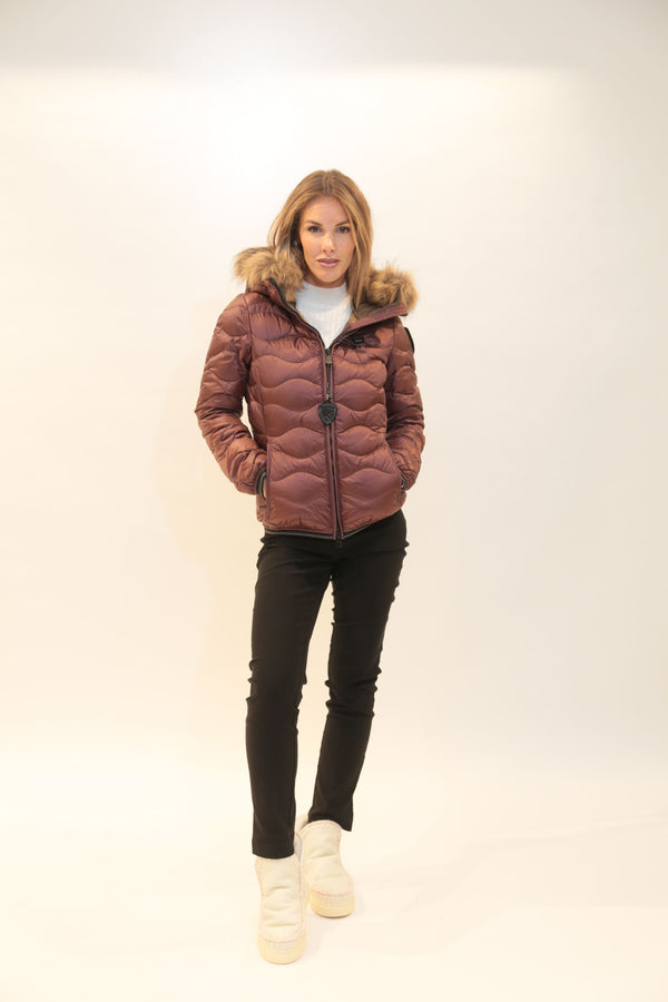 BLAUER - Piumino con Bordo in Pelliccia Aldie Donna A/I 2025-26