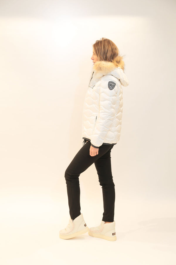 BLAUER - Piumino con Bordo in Pelliccia Aldie Donna A/I 2025-26