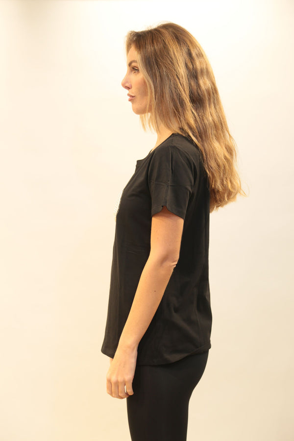 LIU JO T-SHIRT BASIC Donna TF5280JS923 A/I 2025/26