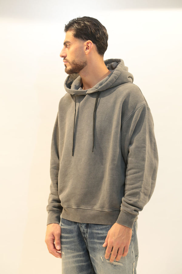 Felpa Oversize I'M BRIAN Uomo F3514 Grigio AI 2025/26