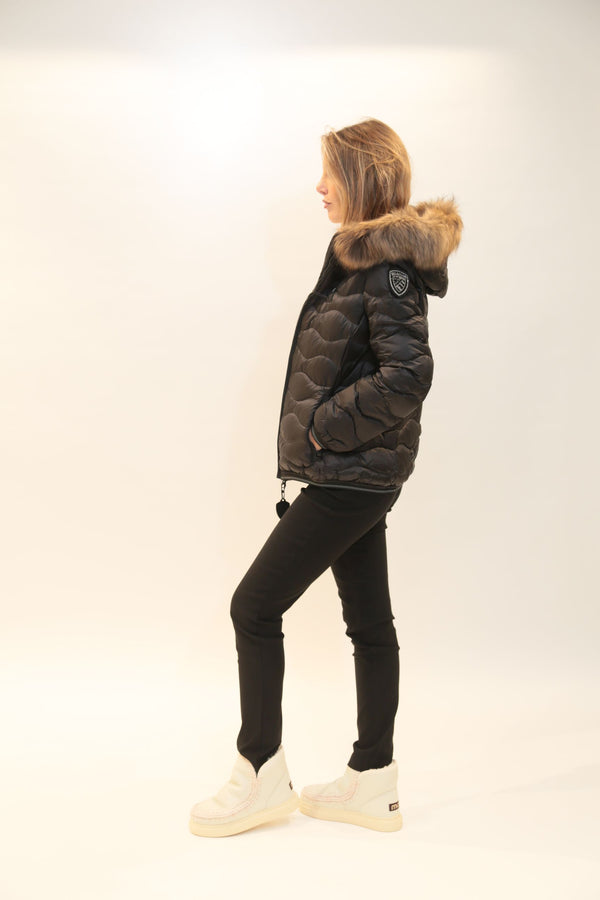 BLAUER - Piumino con Bordo in Pelliccia Aldie Donna A/I 2025-26