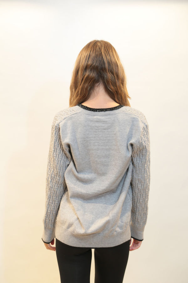 TAKE TWO CON LAVORAZIONE E BORDO CONTRASTO Donna DT00185 A/I 2025/26