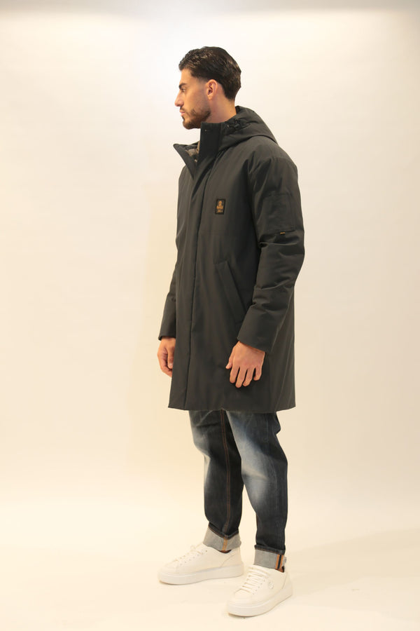 REFRIGIWEAR - New Tech Parka Uomo Nero e Obsidian A/I 2025